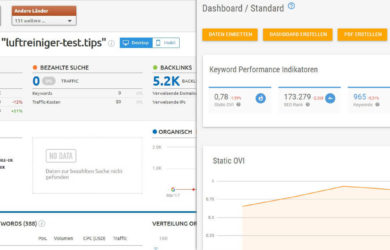 SEMrush oder XOVI? Was ist das beste SEO Tool?