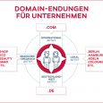 Eine klare Übersicht für die besten Domain-Endungen bzw. Unternehmensdomains hat dotBerlin zusammengefasst.